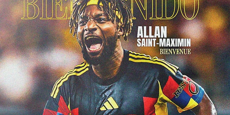 Allan Saint-Maximin, el nuevo refuerzo del América
