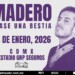 José Madero anuncia concierto en el Estadio GNP Seguros