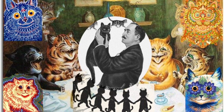 Louis Wain, el pintor obsesionado con los gatos. Foto: Especial