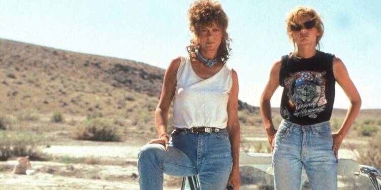 Thelma and Louise  (1991)
Directed by Ridley Scott
Shown from left: Susan Sarandon (as Louise), Geena Davis (as Thelma)